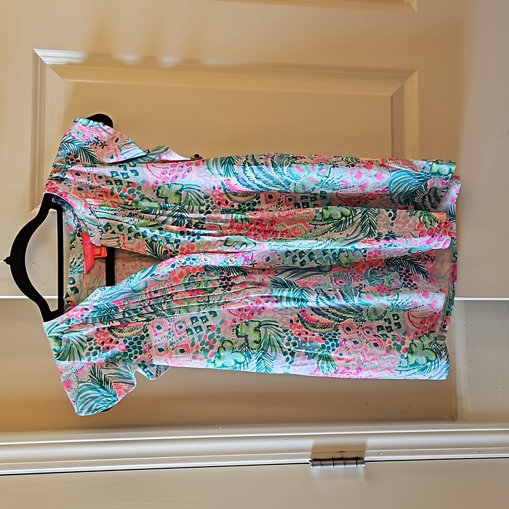 Lilly Pulitzer ruffle shirt, size XS, never worn, $35
